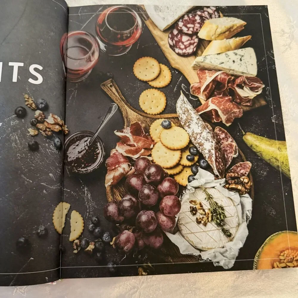 NWOT Beautiful Platters and Delicious Boards Cookbook Serving Boards Charcuterie